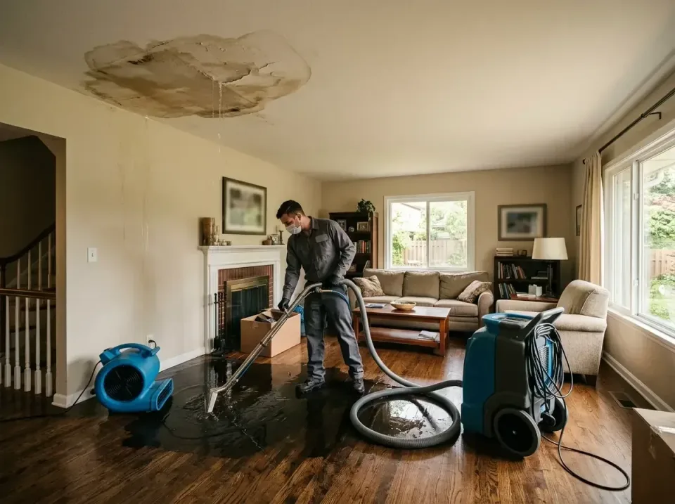 attic-pipe-burst-ceiling-drip-008 — frequently asked questions, Water Damage Restoration & Carpet Care in Montague, MI